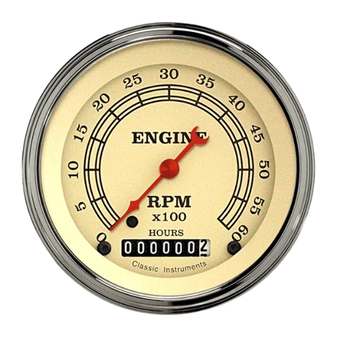 Vintage 3 3_8_ Tachometer VT60HSLF